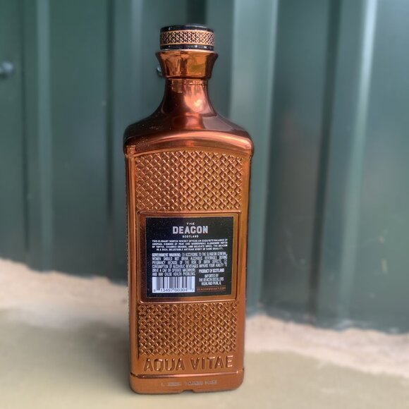 BOTTLE - EMPTY  - THE DEACON SCOTLAND Scotch Whisky 700ml - Copper Color - Picture 6 of 13